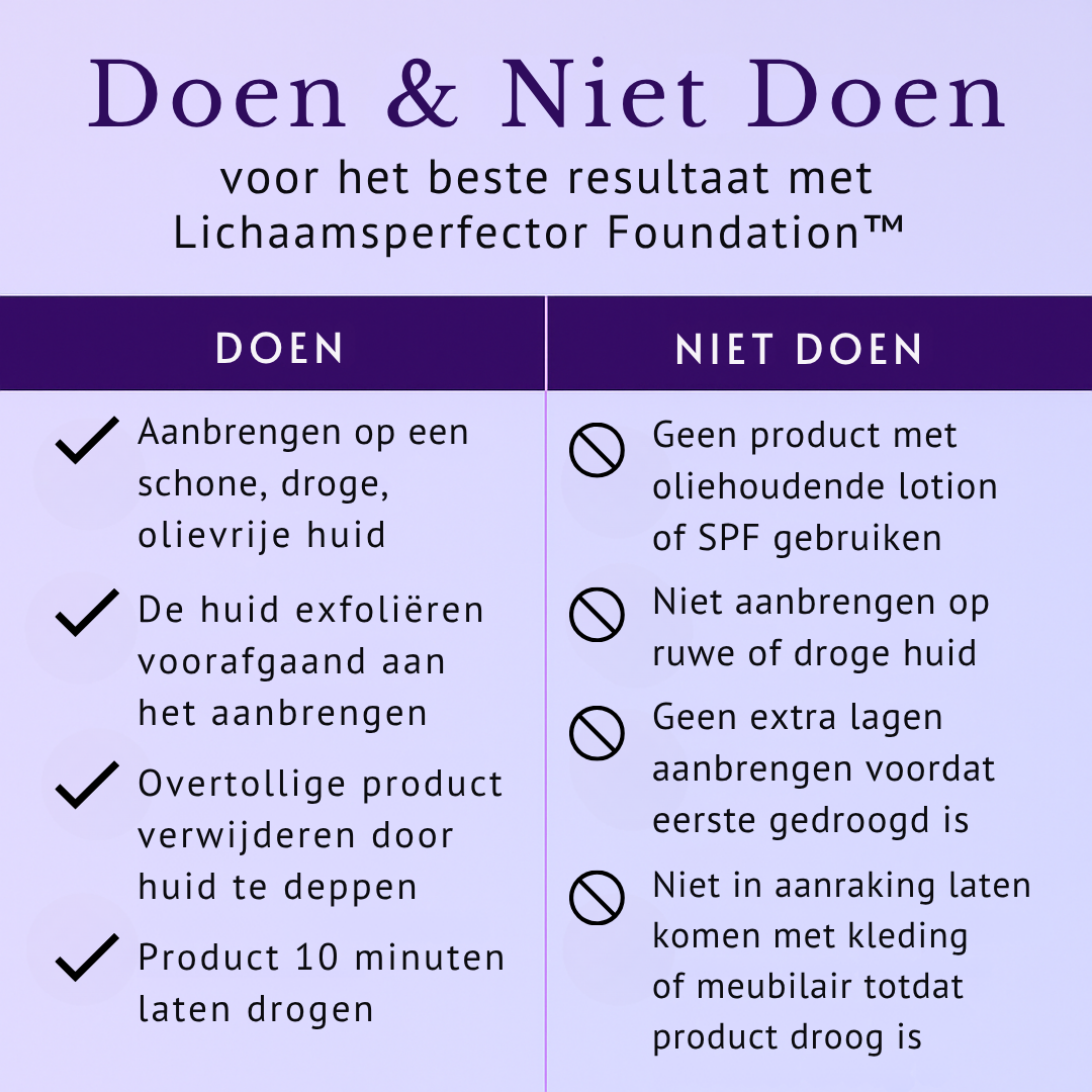 Veloris Lichaamperfector™ - Foundation voor een egale huid