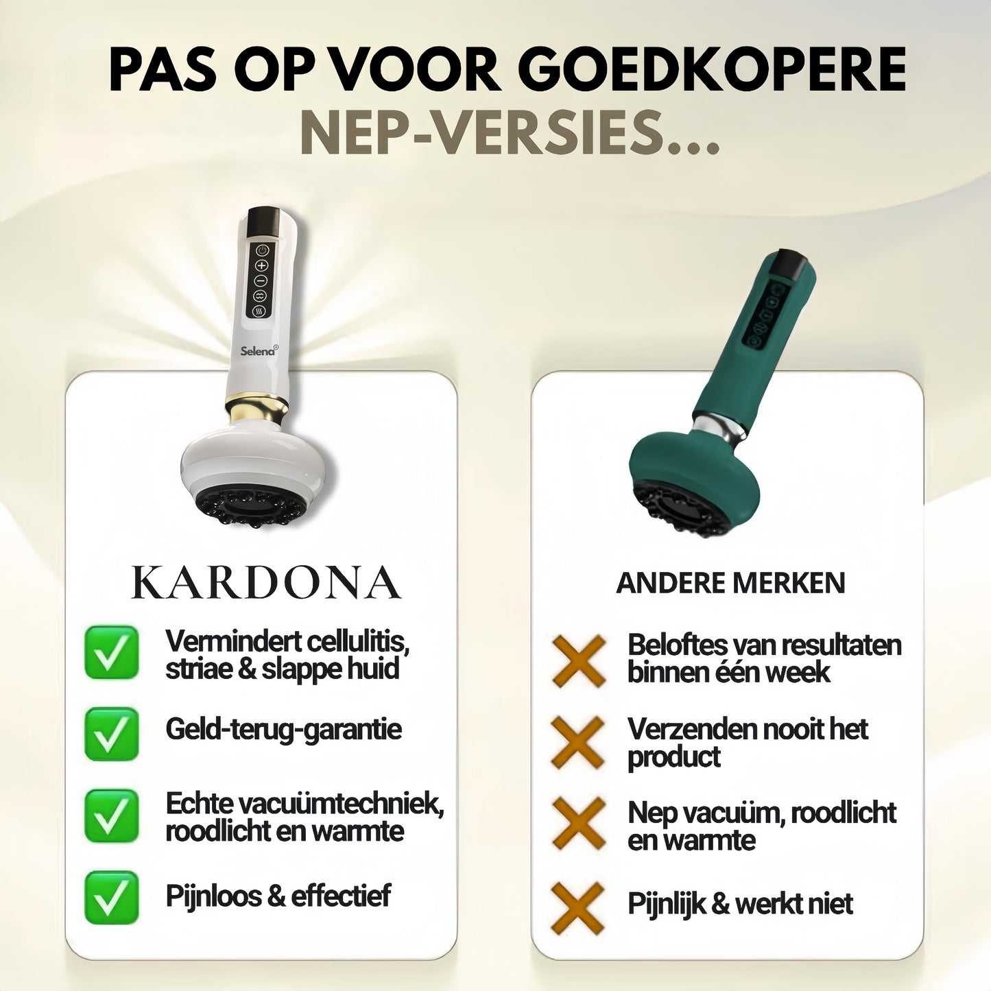 Selena® – Anti-Cellulite Massager voor Gladde Huid